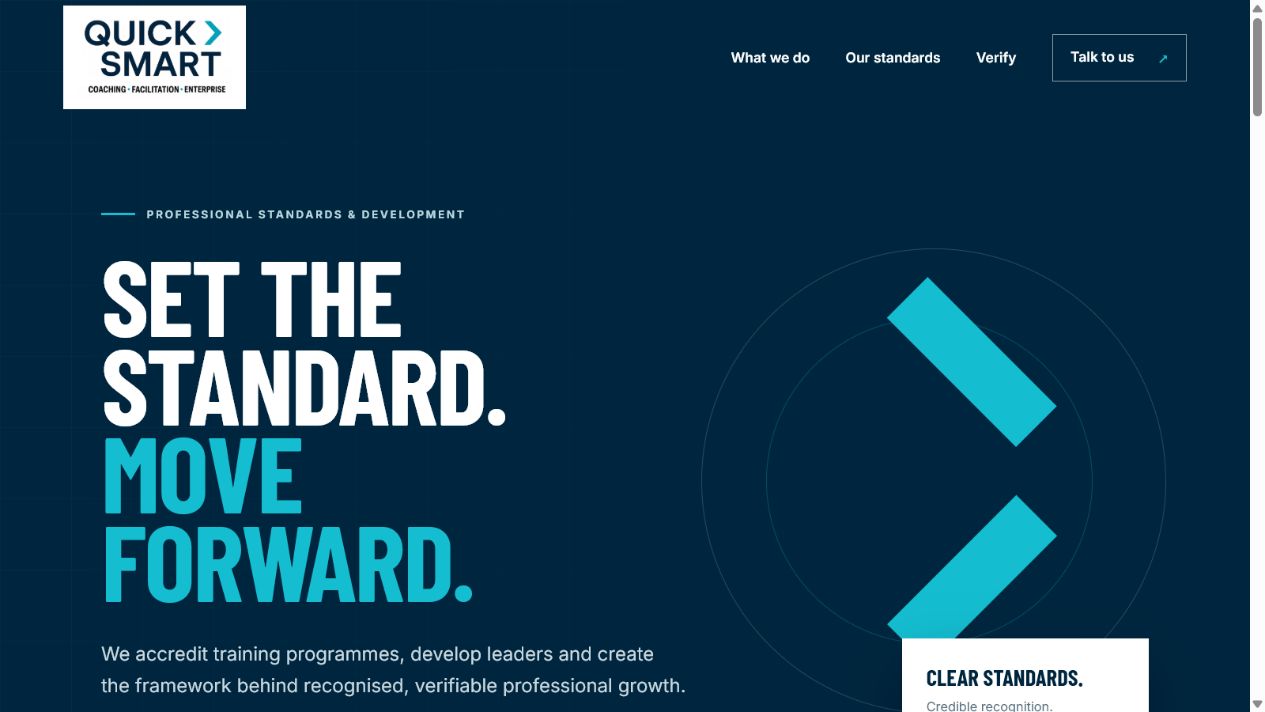 QuickSmart Group website screenshot